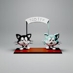 Design a 3D image of Tom and Jerry. (3).jpg