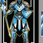 Design a paladin character in full armor, exuding nobility, righteousness, and strength. Incor...jpg