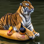 A tiger sitting on a duck (1).jpg
